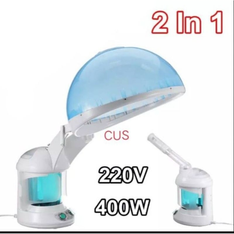2in1 vapozone uap muka+ steamer rambut portable