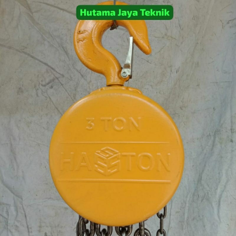 Katrol 3 Ton 5 Meter Chain Block Derek Takel 3T 5 Mtr