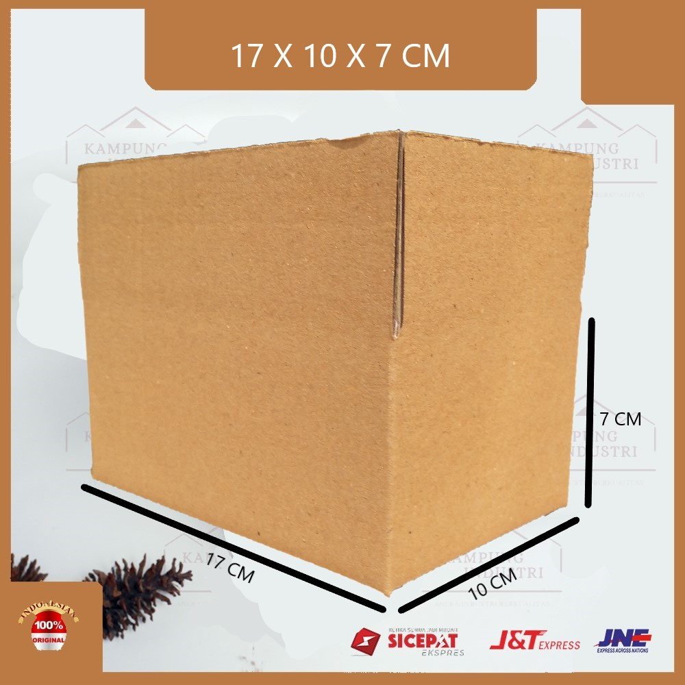 

KARDUS POLOS PACKING TEBAL SINGGLE WALL UKURAN P17xL10xT7