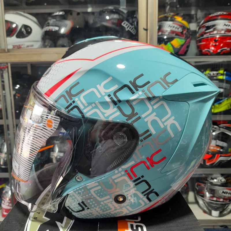 helm ink Dynamic #4 Aqua blue fuxia