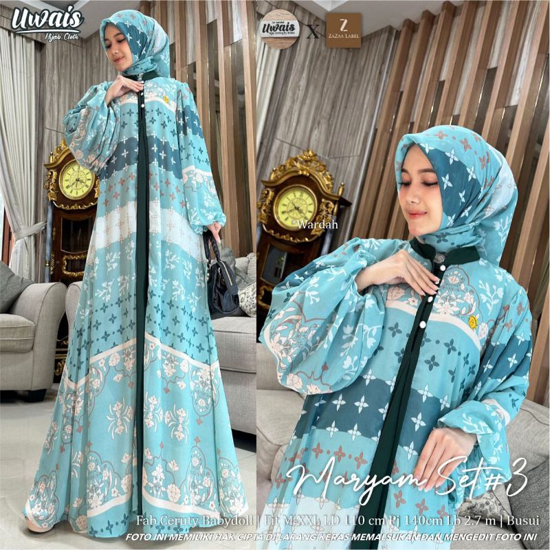 new Maryam set hijab original by Uwais