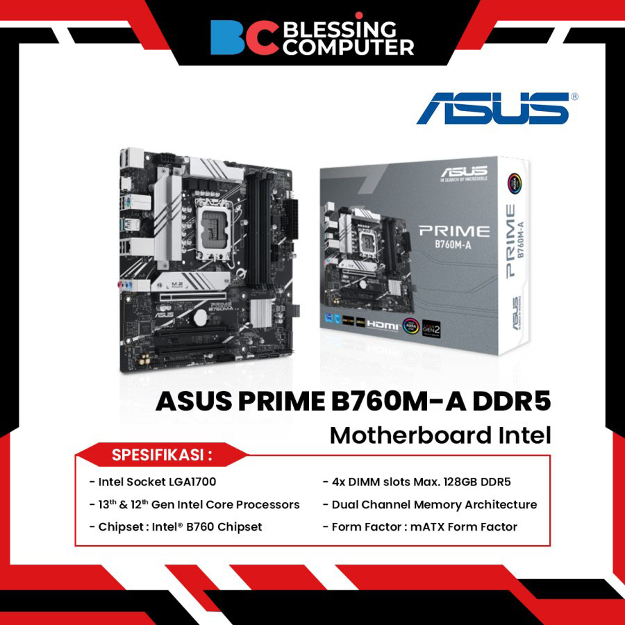 Motherboard ASUS PRIME B760M-A DDR5 / Asus B760M A
