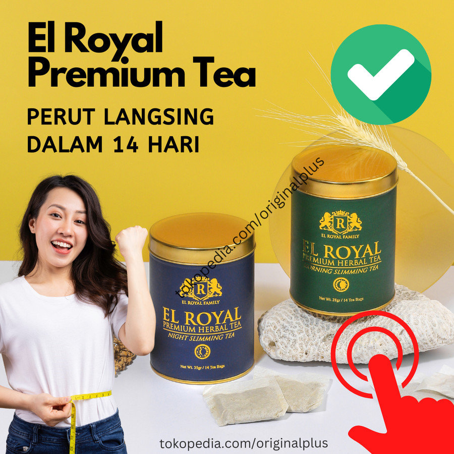 

El Royal Premium Herbal Tea (Morning&Night) Teh Pelangsing Herbal Teh Diet Herbal Memperlancar Pencernaan Teh Herbal Penurun Berat Badan Teh Herbal Penjaga Kesehatan Tubuh