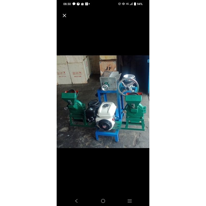 Mesin Penepung Selep Multifungsi lengkap mesin Honda 4 in 1 / mesin penepung kopi daging sambal kela