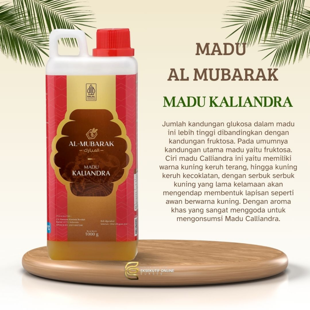 

Madu Murni Asli Al Mubarak Kaliandra 1000gr