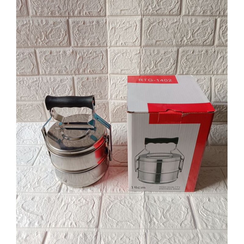 RANTANG STAINLESS STEEL SUSUN 2