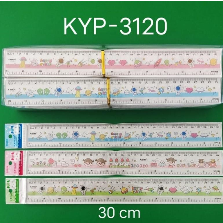 

Kayagi Ruler / Penggaris 30CM KYP-3120