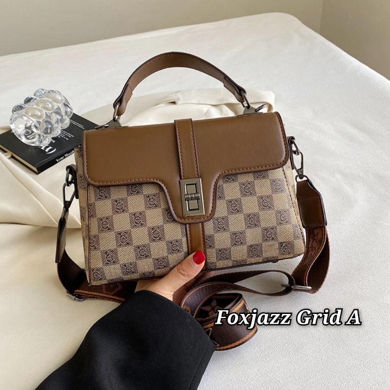 Top Handle Bag Foxjazz Tas Wanita Import Kulit Premium