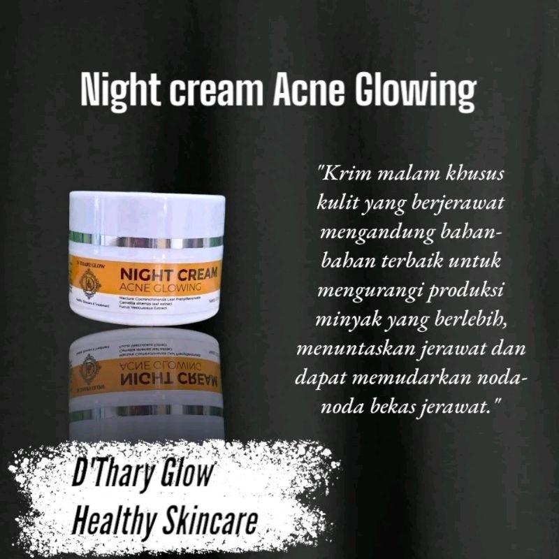 CREAM DOKTER NIGHT CREAM ACNE GLOWING