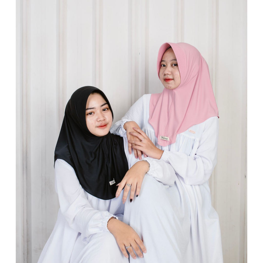 Kiswah - Daily Bergo Hamidah // Bergo Hamidah Pingguin Bahan Jersey // Daily Bergo Hamidah Pingguin 