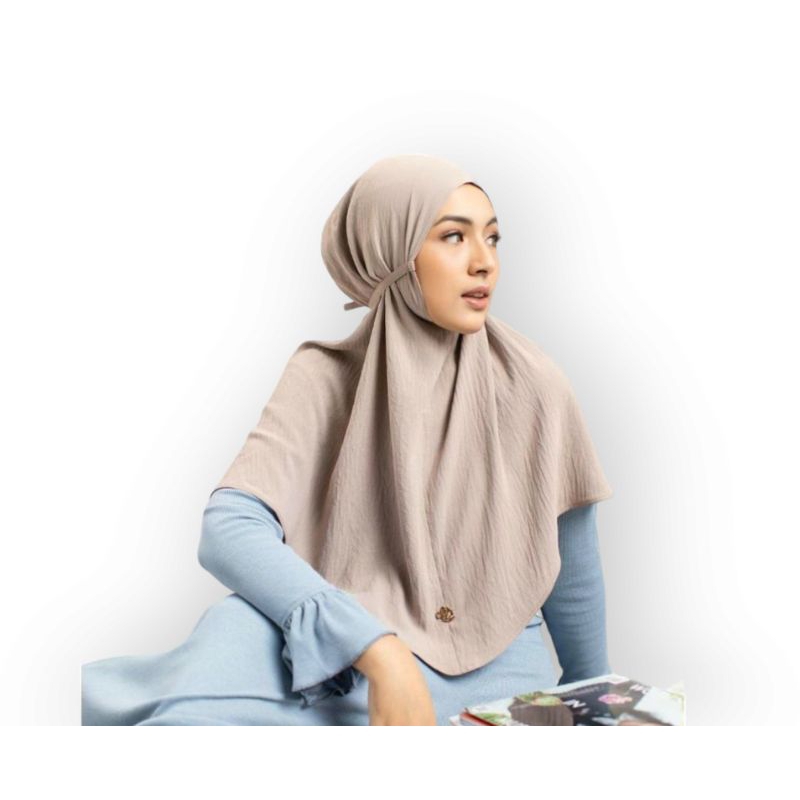Bergo Crinkle Airflow Cotton / Bergo Instan Airflow Premium Size M