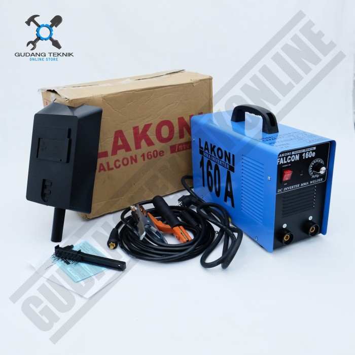 MESIN LAS 160E FALCON LAKONI / Trafo Las inverter Welding MMA Mesin Las Listrik 900 Watt 160A FALCON
