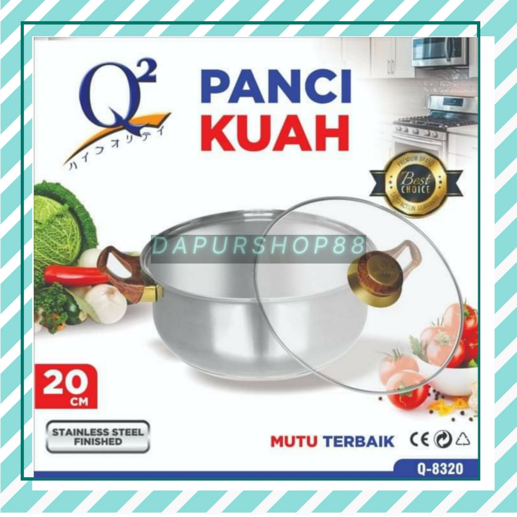PANCI KUAH Q2-8320 / PANCI KUAH SERBAGUNA Q2 / PANCI KUAH KUAH Q2 8320 CM/ PANCI KUAH 20CM Q2 / PANC