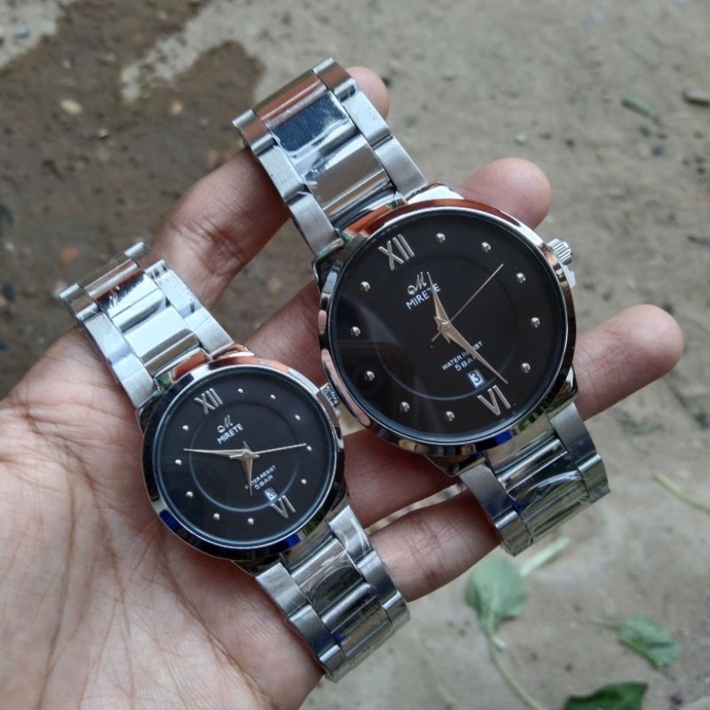 SS.id READY JAM TANGAN PRIA WANITA MIRETE TALI RANTAI.