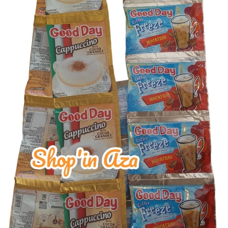 

Good Day Sachet Rencengan. Good Day Freeze Mocafrio & Good Day Cappucino