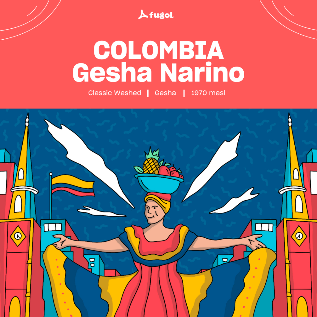 

COLOMBIA GEISHA NARINO Single Origin Specialty Arabica Coffee Beans
