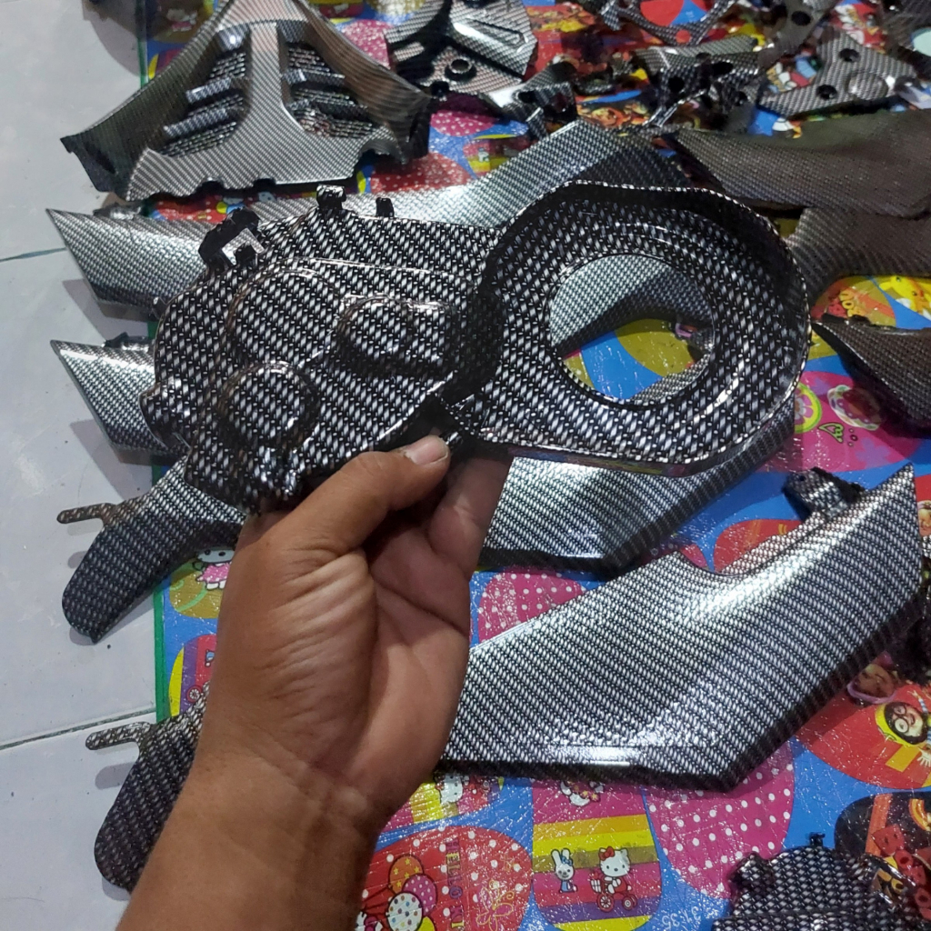 COVER TUTUP TANGKI SUZUKI SATRIA FU 150 F1 INJEKSI KARBON