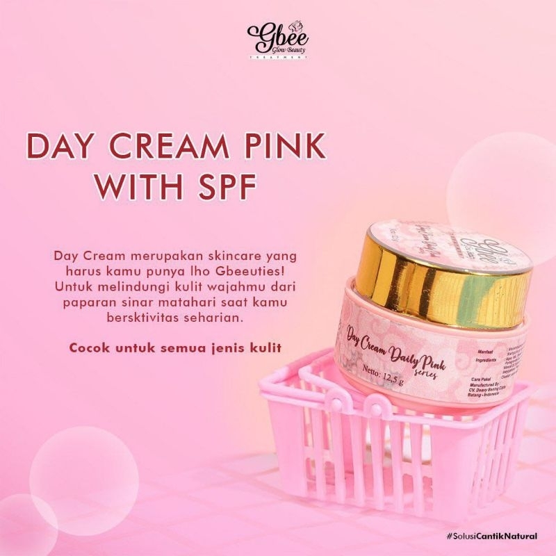 Gbee Glow Beauty Day Cream Daily Pink