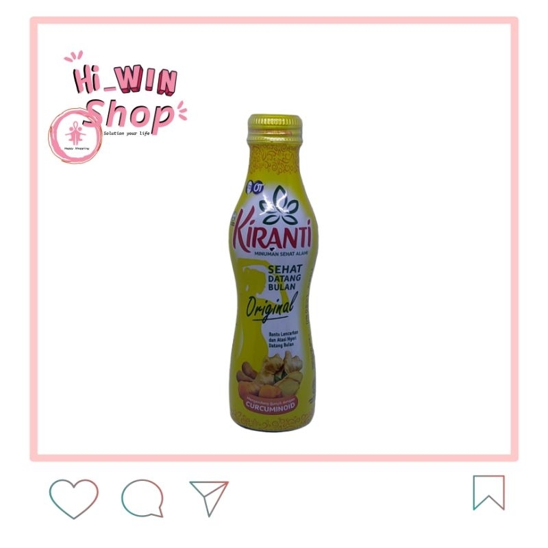 

Kiranti Sehat Datang Bulan Original 150ml Botol Kaca