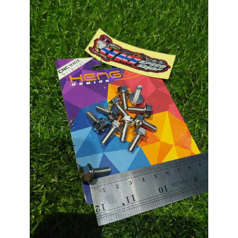 baut probolt 2kunci 6x15 stainless baut 10 ukuran 6x15 heng thailand
