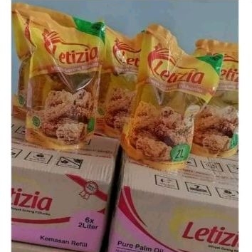 

Promo Letizia Minyak Goreng Pilihanku/kemasan 2L/Reffill/Lebih Renyah &gurih