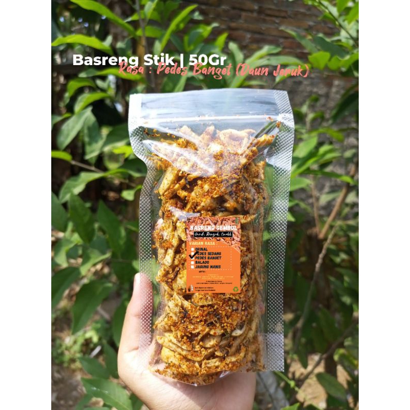 

BASRENG STIK | Kemasan: Pouch 50 Gram | Bisa Request Varian Rasa