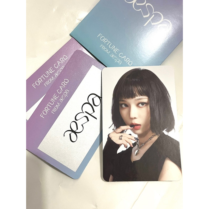 Winter Aespa synk hyper line fortune scratch