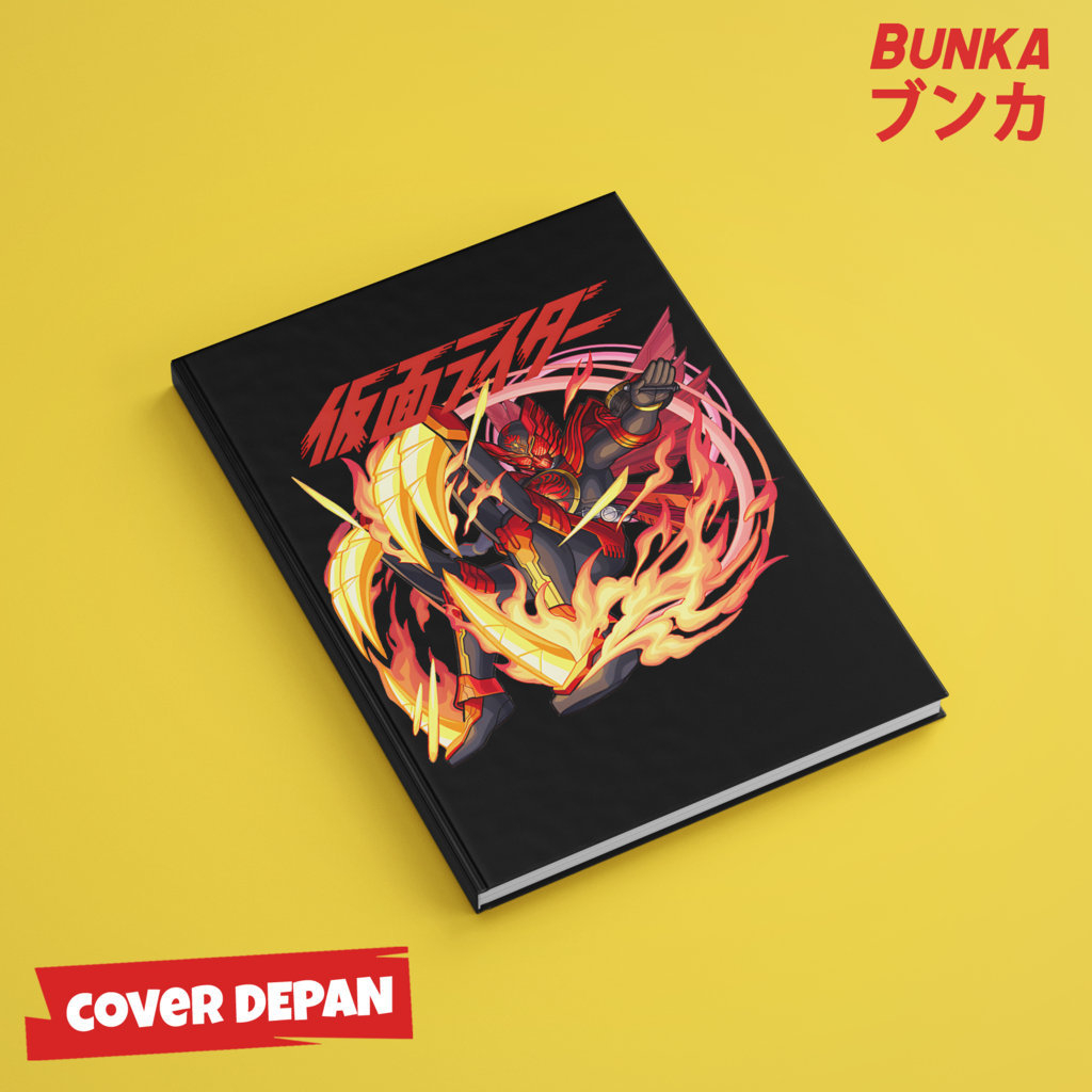 

Note Book Aesthetic Anime Tokusatsu Kamen Rider OOO Design Hardcover A5 Buku Tulis Catatan Notes Agenda Planner Jurnal vintage buku catatan story book kado anniversary valentine cowok cewek murah