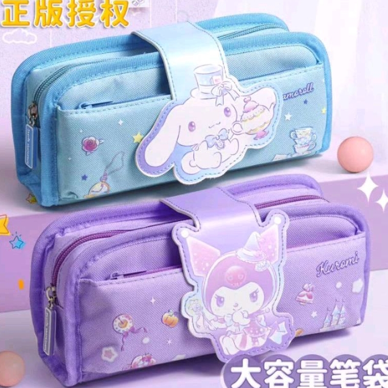 

PENSIL CASE IMPORT CINNAMOROLL / TEPAK PENSIL KUROMI / TEMPAT PENSIL MELODY ORI / KOTAK SERBAGUNA SANRIO