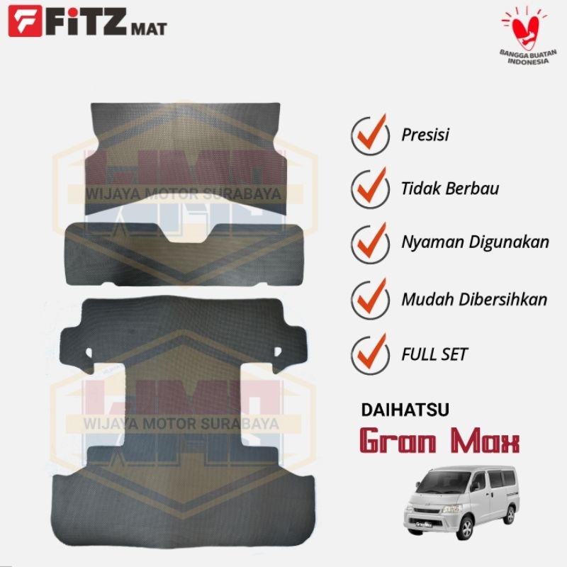 Karpet Lantai Mobil Granmax Grand Max 1set by FITZMAT