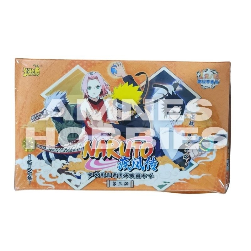 Naruto Shippuden Kayou T1W3 Booster Box (36) Naruto Sasuke Card Kartu
