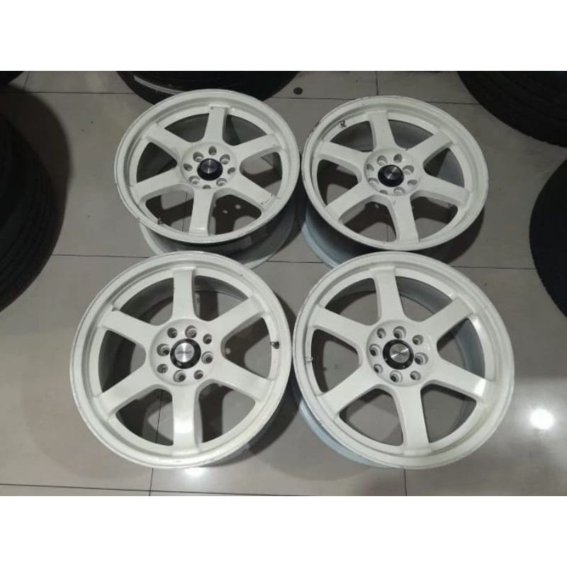 velg mobil second te37 ring 17 lebar 7,5 pcd 4x100/114,3 offset/et38
