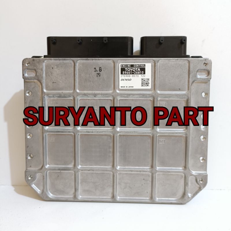 Ecu Komputer Computer Control Engine Mesin Toyota Hiace 89661-26M10 Asli Original