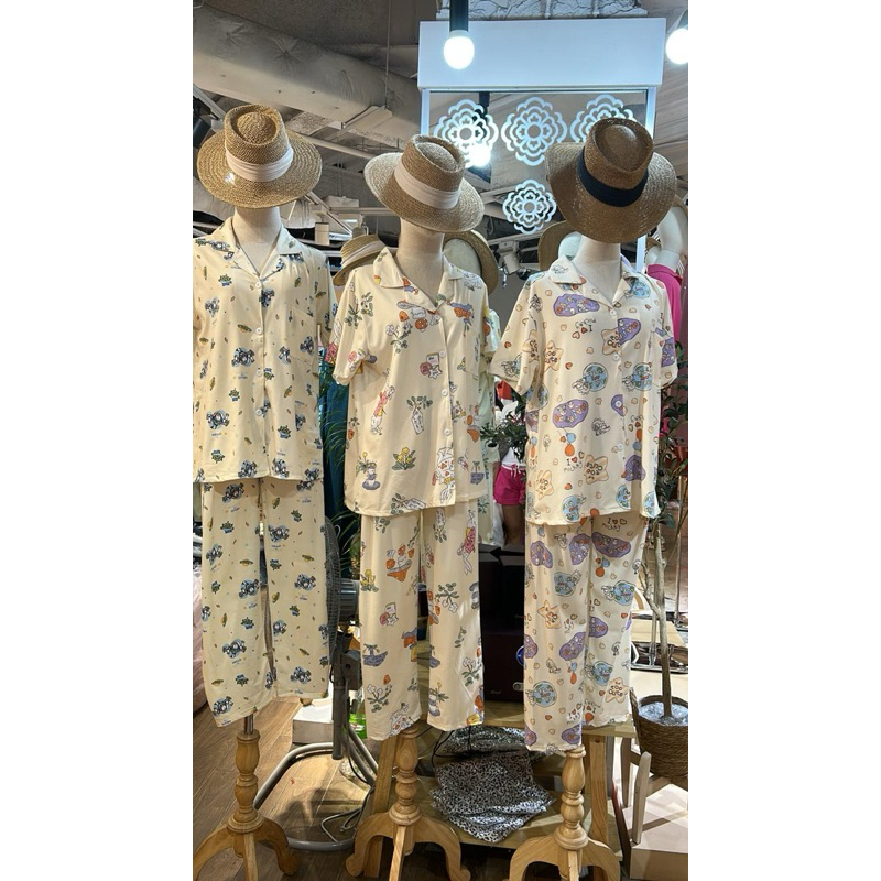 SETELAN BAJU TIDUR PANJANG PREMIUM BANGKOK