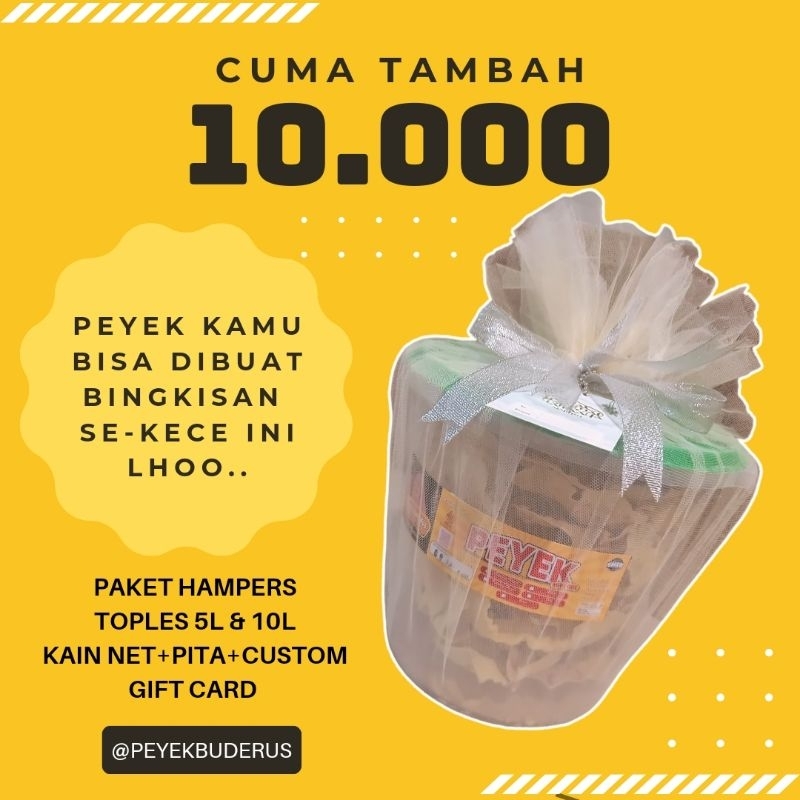 

[TAMBAHAN PACKING] HAMPERS TOPLES (KHUSUS INSTANT)