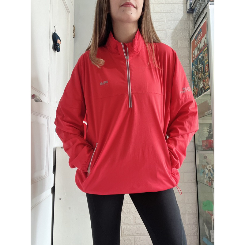 jaket sport merah thrift