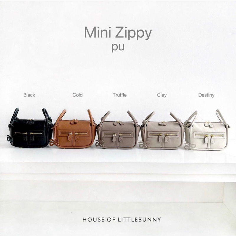 MINI ZIPPY PU Little bunny