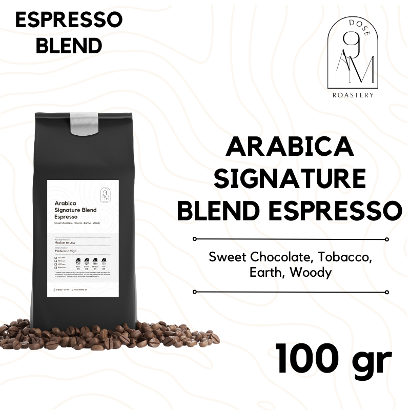 

Kopi Arabika Espresso Blend Biji Kopi Sumatra Roasted Beans 100gr