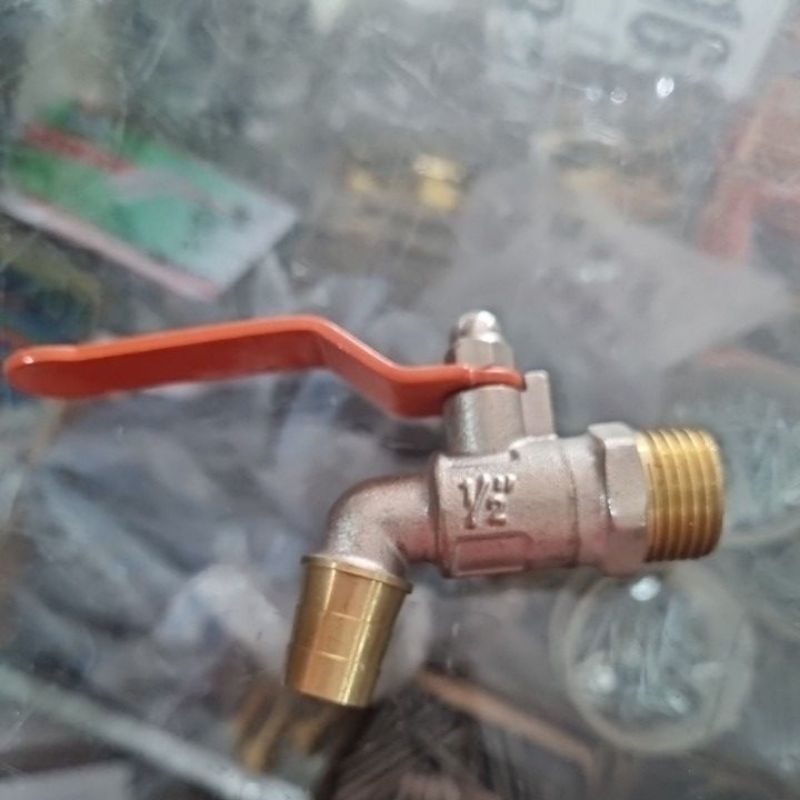 KRAN AIR BALL PRO 1/2" HIOSHI FULL KUNINGAN / KERAN AIR TAMAN HIOSHI