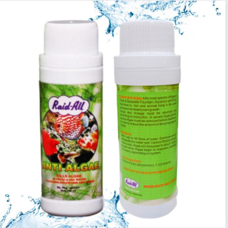 Obat Ikan RAID ALL ALGAE LUMUT 100ML