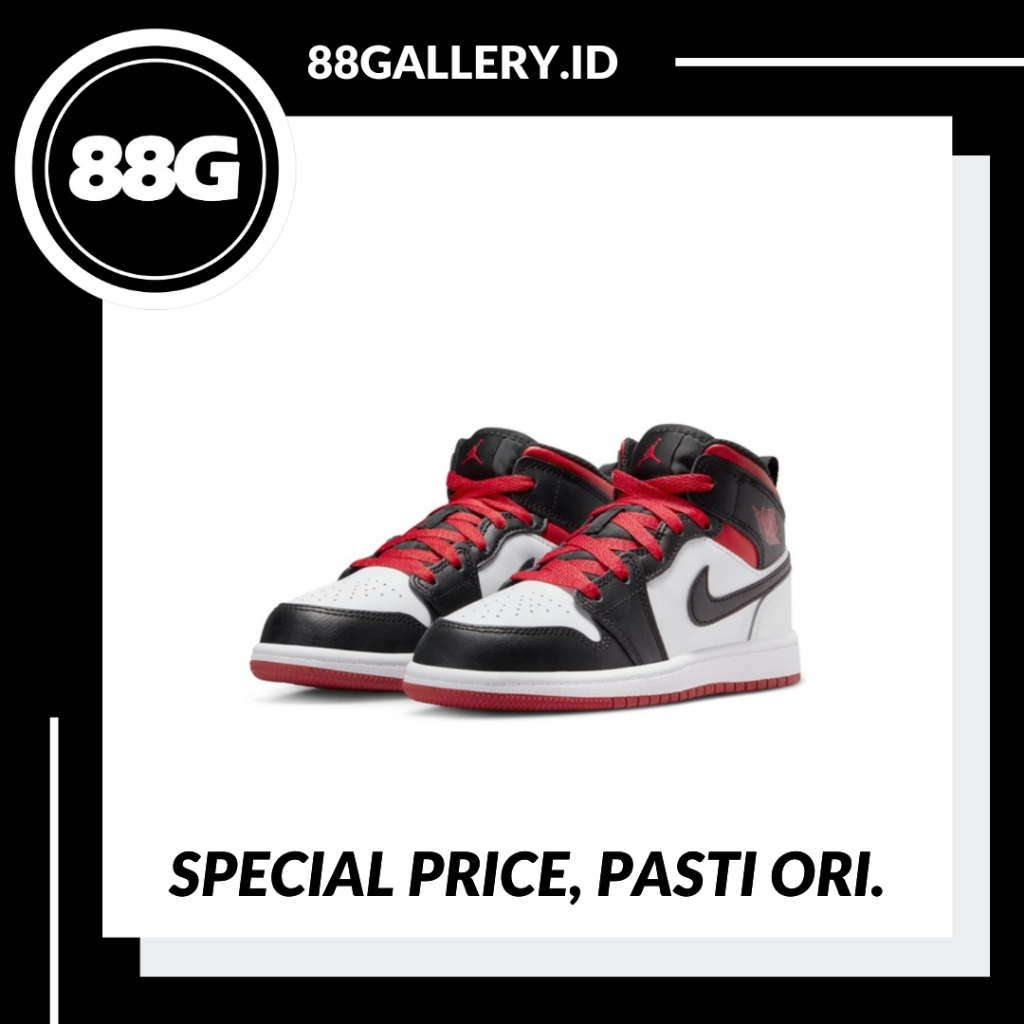 Air Jordan 1 Mid Gym Red Kids