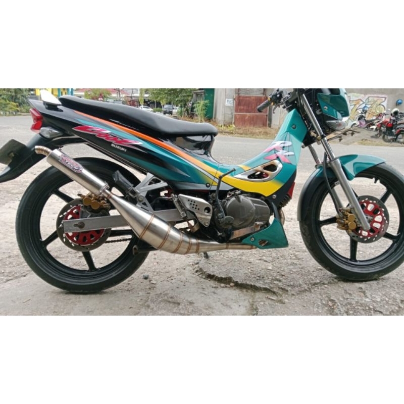 KNALPOT SUZUKI RK COOL STAINLESS LINGGA TECH