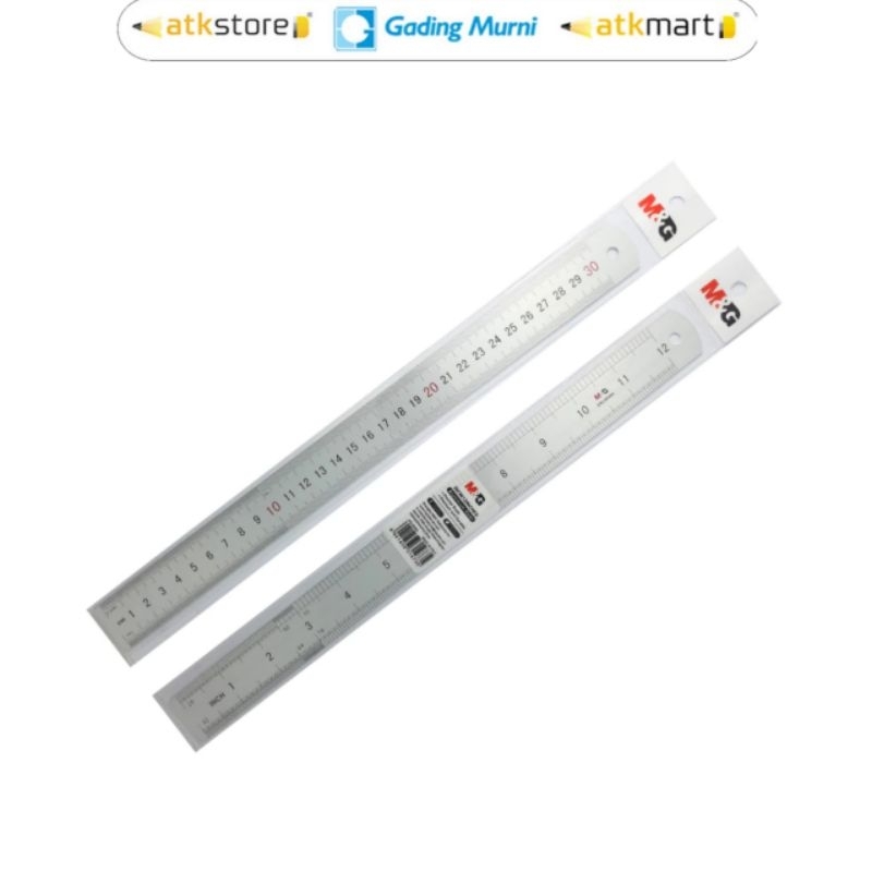 

M&G Penggaris Besi Aluminium Alloy Ruler 20 30 cm