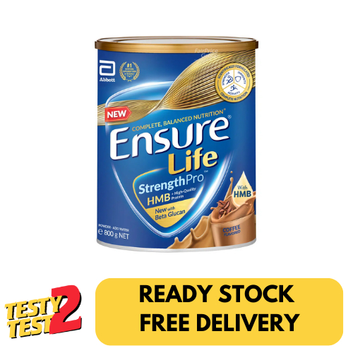 

Abbott Ensure Life Adult Milk Powder - Coffee (Less Sweet) 850g