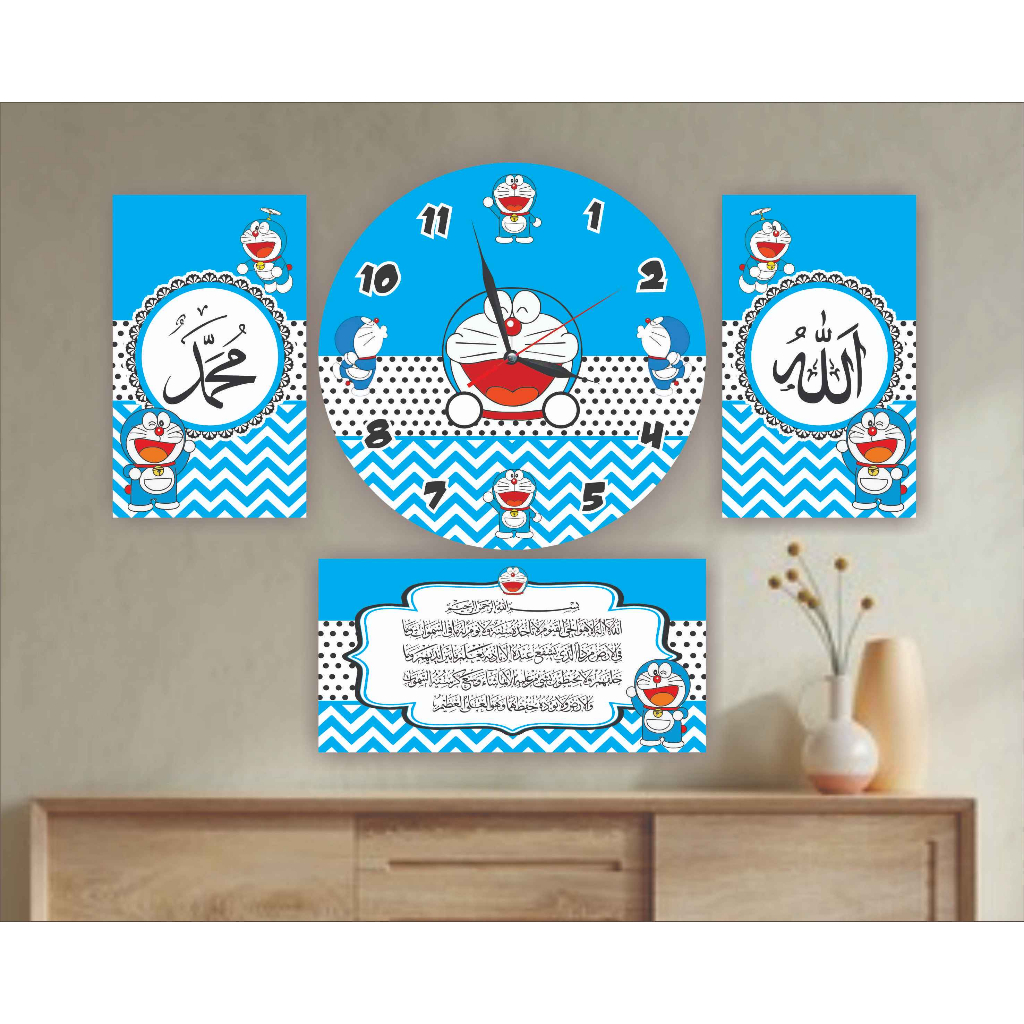 Jam Kaligrafi Karakter Doraemon 1 Set