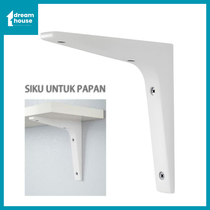 Braket Siku Rak Dinding Siku Penyangga Rak Dinding Papan Dinding