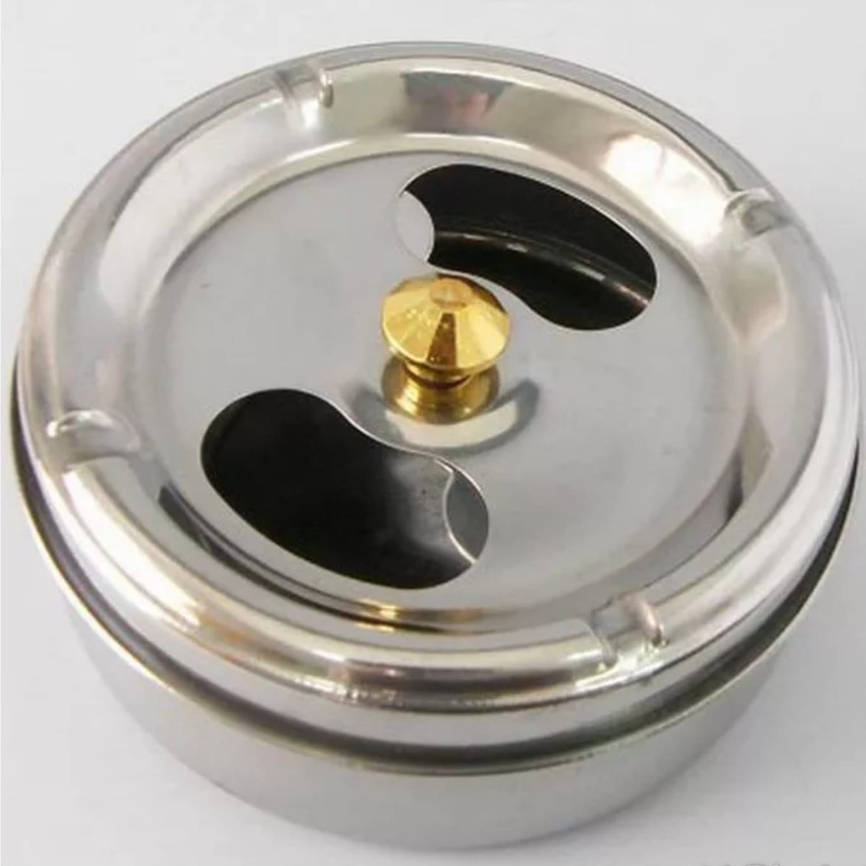 asbak rokok putar asbak besi Asbak rokok portable stainless