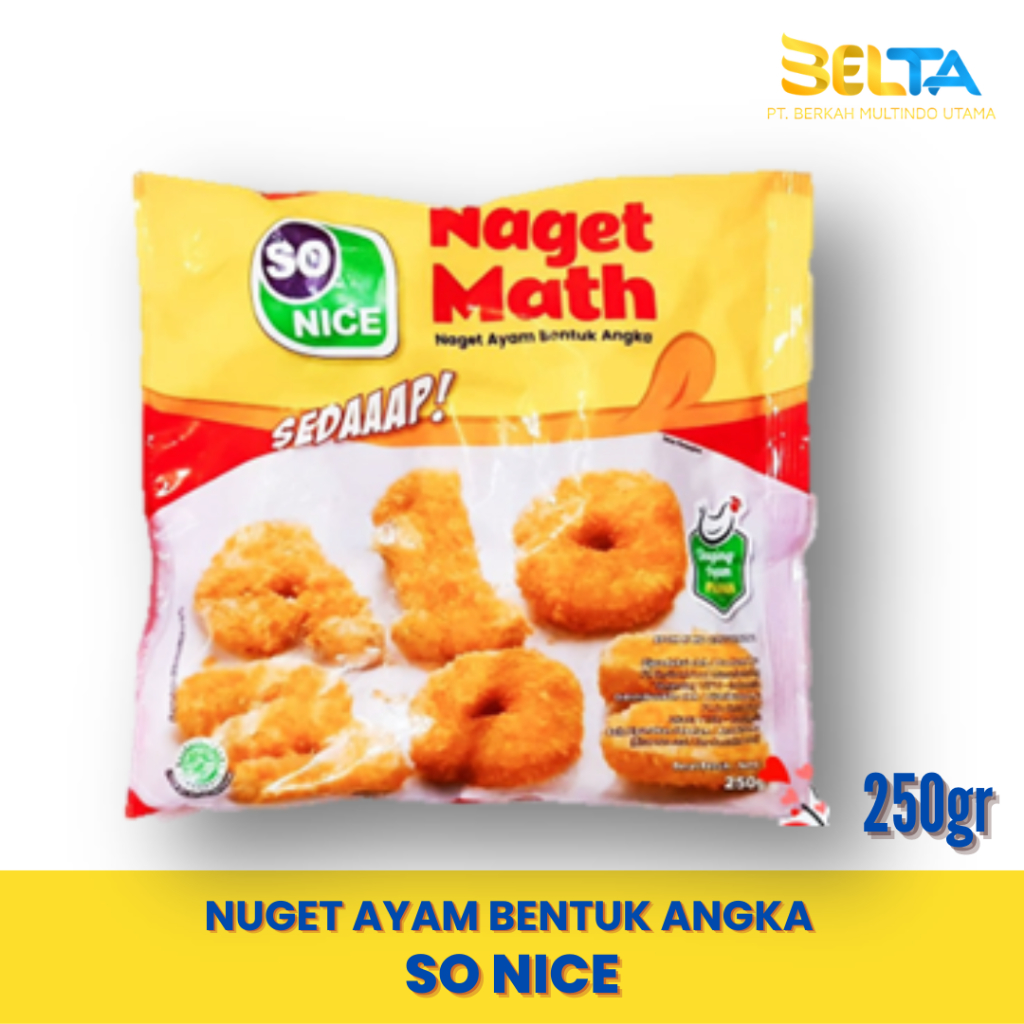 

So Nice Nugget Math 250g \ Nugget Karakter Angka Murah By So Good \ Nagget Angka