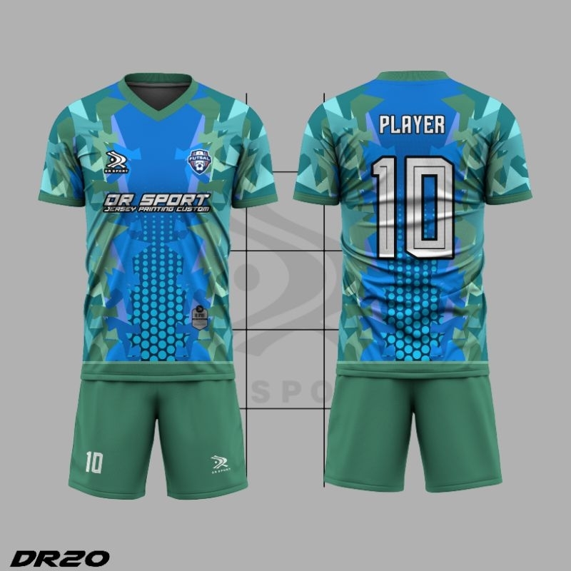 Jersey futsal printing Jersey football printing stelan Jersey Fullprinting Jersey satuan printing