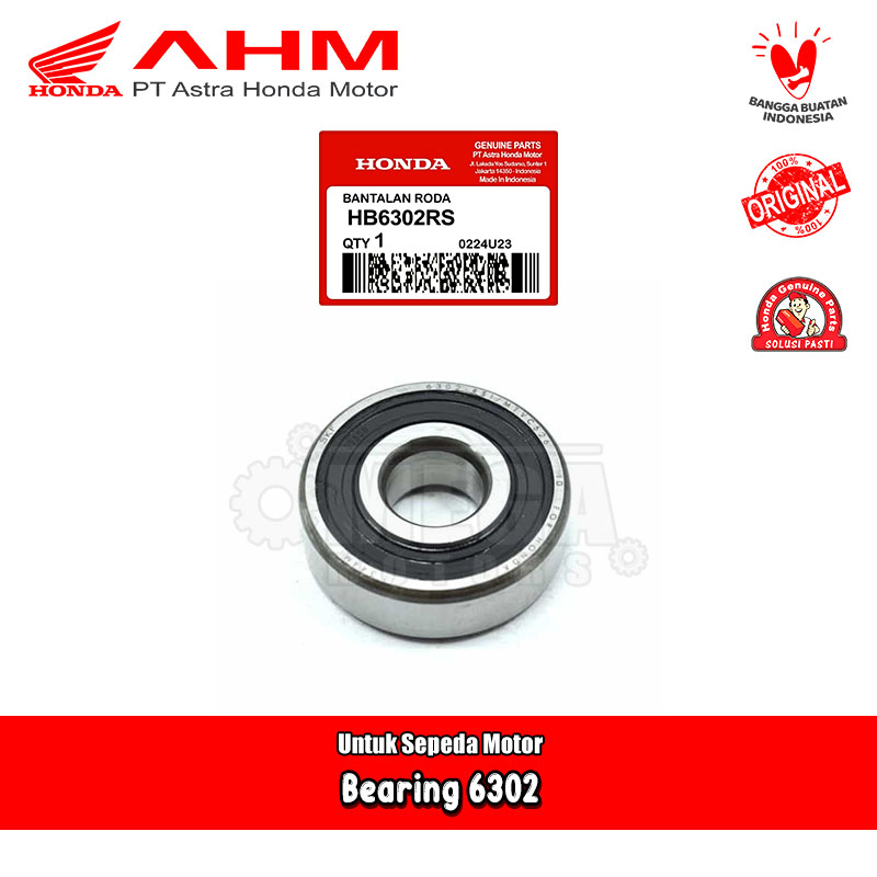 Laher Bearing 6302 Honda Original AHM HB6302RS